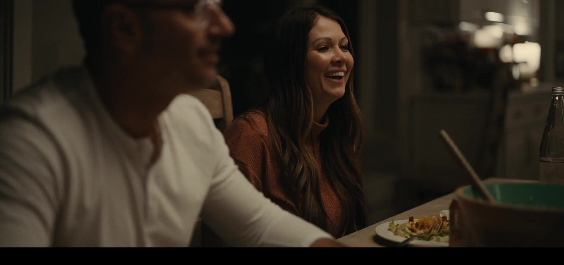 A family gathered around a table